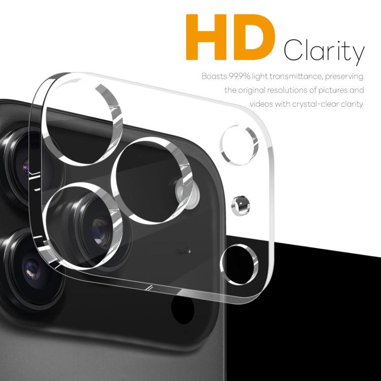 For iPhone 17 Pro 2pcs NORTHJO Camera Lens Protector 3D HD Tempered Glass Film(Clear) - iPhone 17 Pro Tempered Glass by NORTHJO | Online Shopping South Africa | PMC TechLife | Buy Now Pay Later Mobicred
