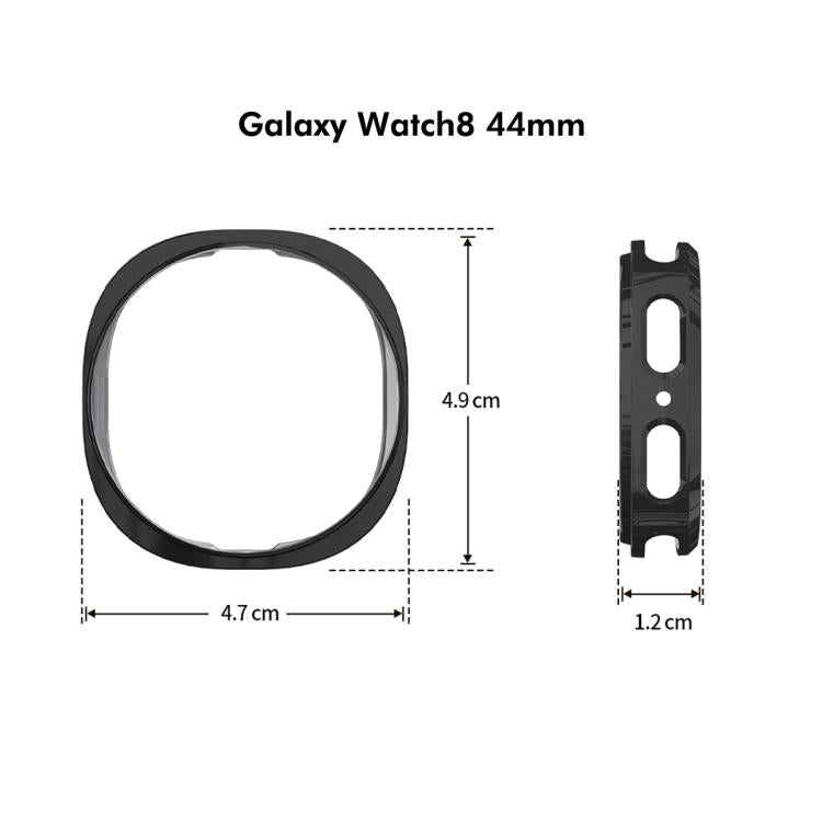 For Samsung Galaxy Watch8 44mm ENKAY Hat-Prince Full Coverage Electroplated Soft TPU Case with Screen Protection(Transparent) - free shipping - PMC TechLife - Order now!