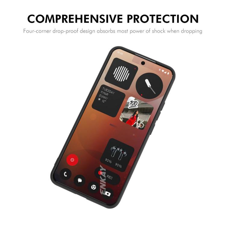 For Nothing Phone 3 ENKAY Liquid Silicone Soft Shockproof Phone Case(Dark Green) - free shipping - PMC TechLife - Order now!