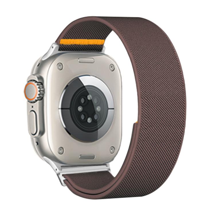 For Apple Watch 46mm / 49mm / 45mm / 44mm Adjustable Single Loop Elastic Nylon Watch Band(Smokey Purple) - free shipping - PMC TechLife - Order now!