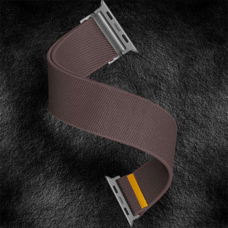 For Apple Watch 42mm / 41mm / 40mm / 38mm Adjustable Single Loop Elastic Nylon Watch Band(Smokey Purple) - free shipping - PMC TechLife - Order now!