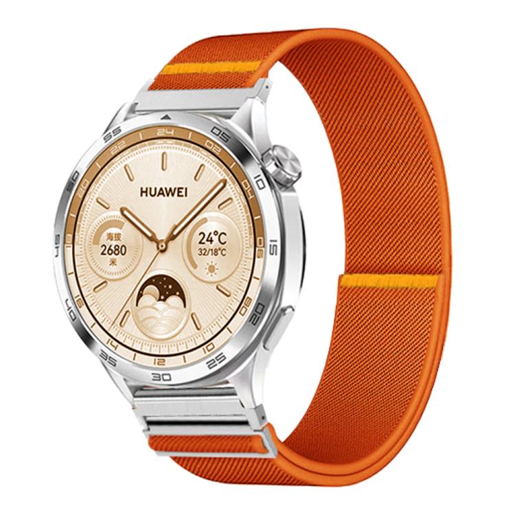 20mm Adjustable Single Loop Elastic Nylon Watch Band(Orange) - free shipping - PMC TechLife - Order now!