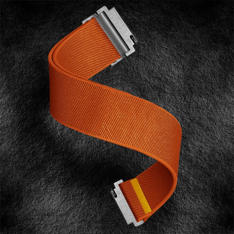 20mm Adjustable Single Loop Elastic Nylon Watch Band(Orange) - free shipping - PMC TechLife - Order now!