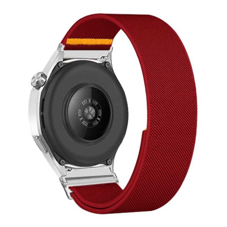 20mm Adjustable Single Loop Elastic Nylon Watch Band(Red) - free shipping - PMC TechLife - Order now!