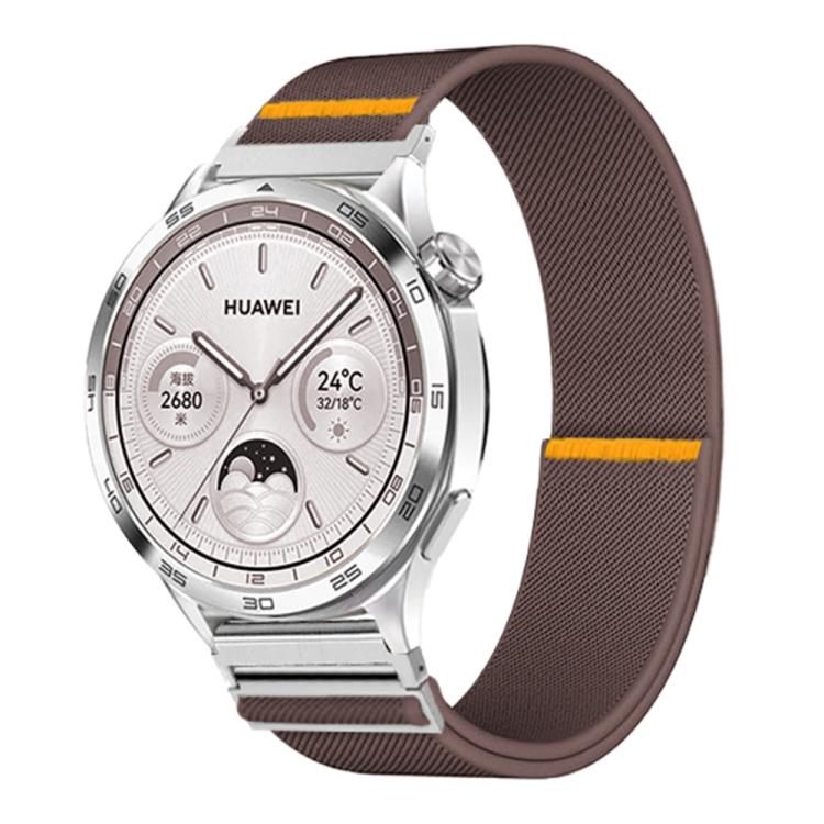 20mm Adjustable Single Loop Elastic Nylon Watch Band(Smokey Purple) - free shipping - PMC TechLife - Order now!