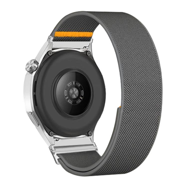 20mm Adjustable Single Loop Elastic Nylon Watch Band(Gray) - free shipping - PMC TechLife - Order now!