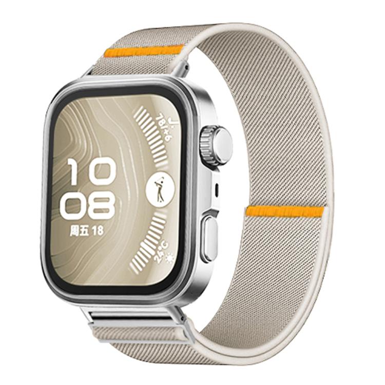 For Huawei Watch Fit3 / Fit4 / Fit4 Pro Adjustable Single Loop Elastic Nylon Watch Band(Starlight) - free shipping - PMC TechLife - Order now!