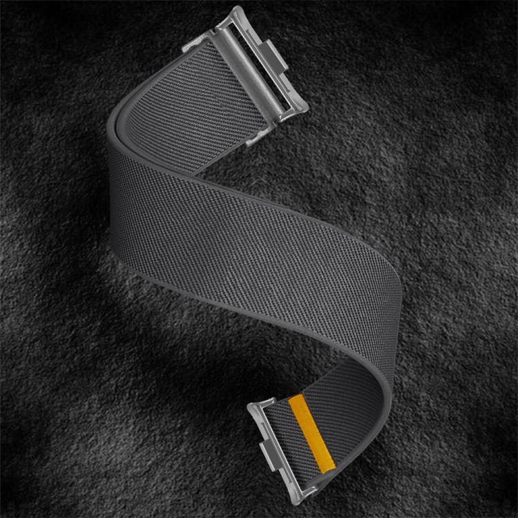 For Xiaomi Smart Band 9 Pro / Redmi Watch 5 Adjustable Single Loop Elastic Nylon Watch Band(Gray) - free shipping - PMC TechLife - Order now!
