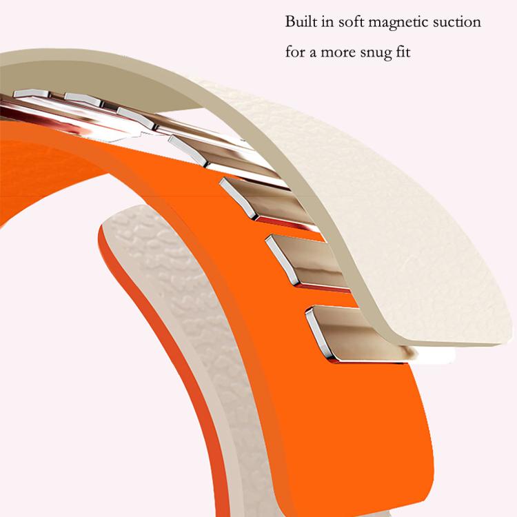 For Samsung Galaxy Watch8 / 8 Classic Lychee Texture Soft Magnetic Silicone Watch Band(Starlight) - free shipping - PMC TechLife - Order now!