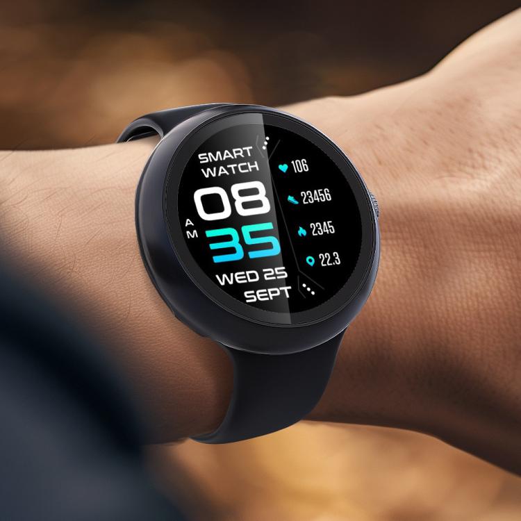 For Google Pixel Watch4 45mm Tempered Film Integrated PC Watch Protective Cover(Midnight Blue) - free shipping - PMC TechLife - Order now!