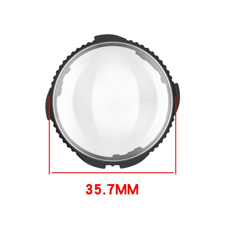 For Insta360 X4 Rotating Optical Tempered Glass Lens Guard Protective Cover(Black) - free shipping - PMC TechLife - Order now!
