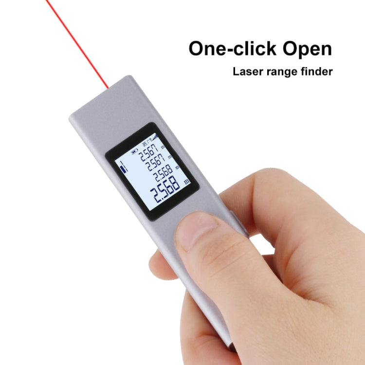 LS-1 Laser Rangefinder Distance Meter 40m Handheld Mini Rechargeable LCD Digital Laser Distance Meter 131ft Laser Range Finder - Laser Rangefinder by PMC Jewellery | Online Shopping South Africa | PMC Jewellery | Buy Now Pay Later Mobicred