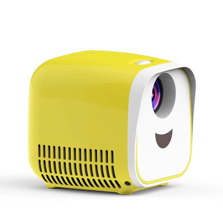 L1 Children Projector Mini LED Portable Home Speaker Projector, US Plug(Yellow) - LED Projector by PMC Jewellery | Online Shopping South Africa | PMC Jewellery | Buy Now Pay Later Mobicred