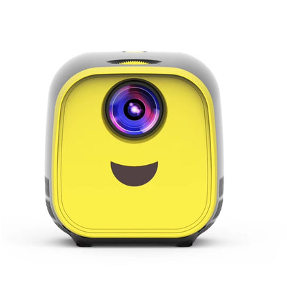 L1 Children Projector Mini LED Portable Home Speaker Projector, EU Plug(Yellow) - LED Projector by PMC Jewellery | Online Shopping South Africa | PMC Jewellery | Buy Now Pay Later Mobicred