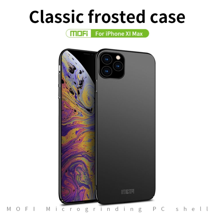 For iPhone 11 Pro Max MOFI Frosted PC Ultra-thin Hard Case (Black) - iPhone 11 Pro Max Cases by MOFI | Online Shopping South Africa | PMC Jewellery