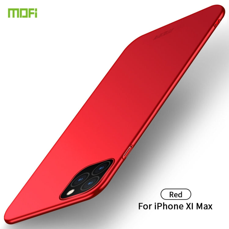 For iPhone 11 Pro Max MOFI Frosted PC Ultra-thin Hard Case (Red) - iPhone 11 Pro Max Cases by MOFI | Online Shopping South Africa | PMC Jewellery