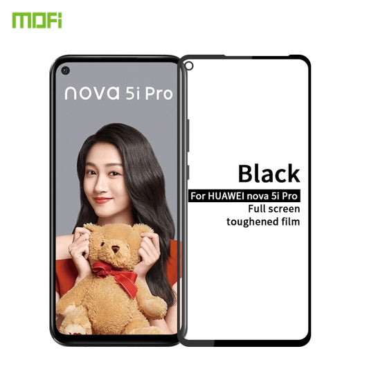 MOFI 9H 2.5D Full Screen Tempered Glass Film for Huawei Nova 5i Pro(Black) -  by MOFI | Online Shopping South Africa | PMC Jewellery