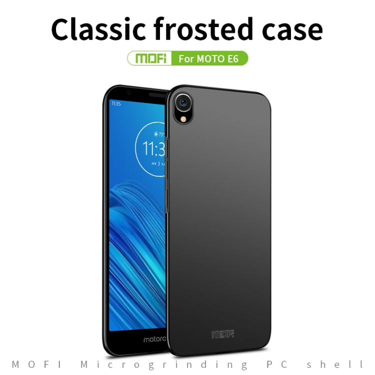 MOFI Frosted PC Ultra-thin Hard Case for Motorola Moto E6(Red) - Motorola Cases by MOFI | Online Shopping South Africa | PMC Jewellery