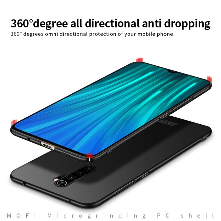 For Xiaomi RedMi Note8 Pro MOFI Frosted PC Ultra-thin Hard Case(Black) - Xiaomi Cases by MOFI | Online Shopping South Africa | PMC Jewellery