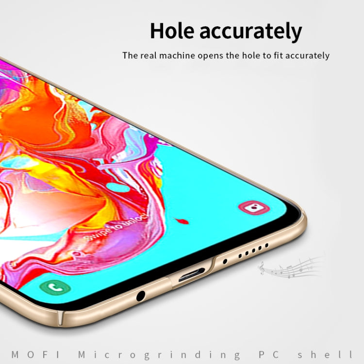 For Galaxy A70 MOFI Frosted PC Ultra-thin Hard Case(Black) - Galaxy Phone Cases by MOFI | Online Shopping South Africa | PMC TechLife | Buy Now Pay Later Mobicred