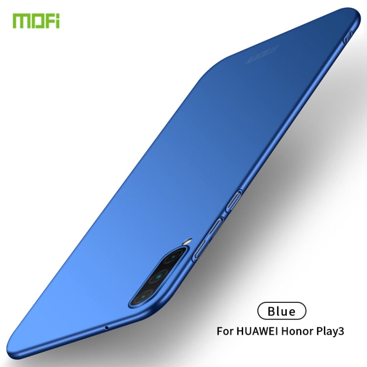 For Huawei Honor Play 3 MOFI Frosted PC Ultra-thin Hard Case(Blue) - Honor Cases by MOFI | Online Shopping South Africa | PMC Jewellery