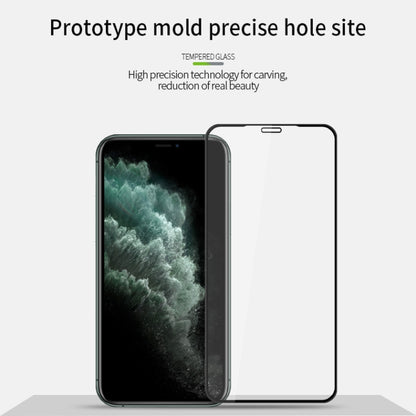 For iPhone 11 Pro Max MOFI 9H 3D Explosion-proof Curved Screen Tempered Glass Film(Black) - iPhone 11 Pro Max Tempered Glass by MOFI | Online Shopping South Africa | PMC Jewellery