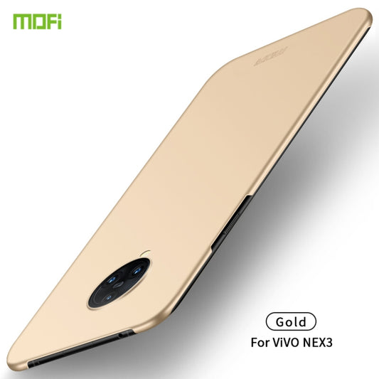 For  VIVO NEX3 MOFI Frosted PC Ultra-thin Hard Case(Gold) - vivo Cases by MOFI | Online Shopping South Africa | PMC Jewellery