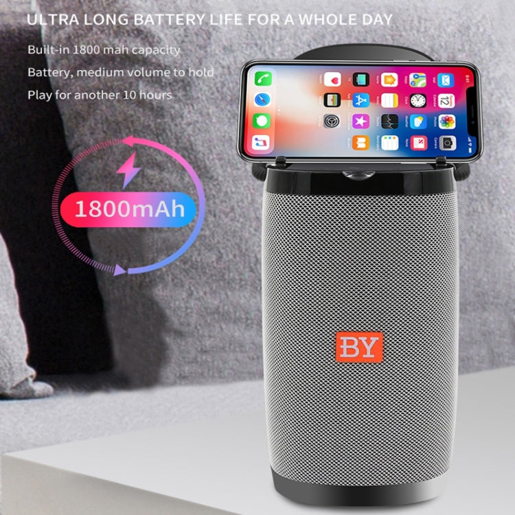 NBY 6650 Portable Multi-function Bluetooth Speaker 3D Surround Stereo Sound, Support Wireless Charging(Red) - free shipping - PMC Jewellery - Order now!