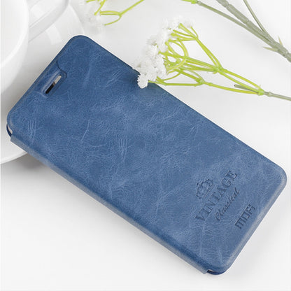 For Xiaomi RedMi 8 MOFI Crazy Horse Texture Horizontal Flip Protective Leather Case(Blue) - Xiaomi Cases by MOFI | Online Shopping South Africa | PMC Jewellery | Buy Now Pay Later Mobicred