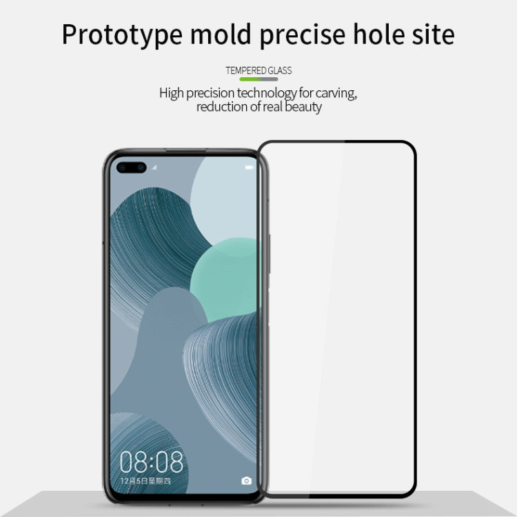 For Huawei Nova 6 MOFI 9H 2.5D Full Screen Tempered Glass Film(Black) - Huawei Tempered Glass by MOFI | Online Shopping South Africa | PMC Jewellery