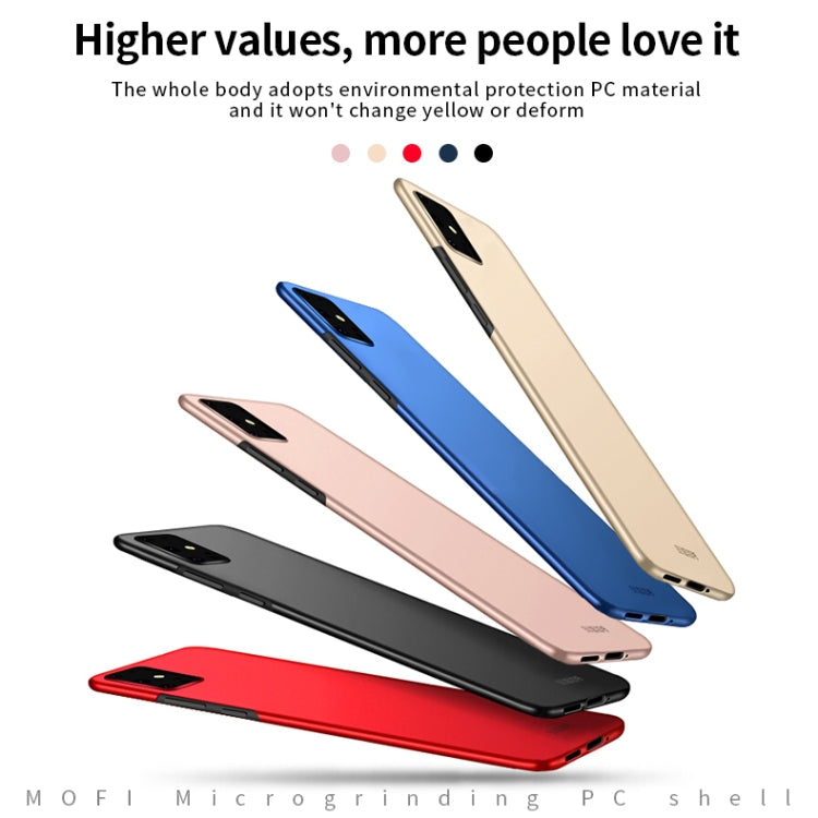 For Galaxy S20+  MOFI Frosted PC Ultra-thin Hard Case(Blue) - Galaxy Phone Cases by MOFI | Online Shopping South Africa | PMC TechLife