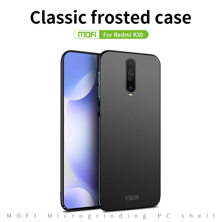 For Xiaomi RedMi K30 MOFI Frosted PC Ultra-thin Hard Case(Red) - Galaxy Phone Cases by MOFI | Online Shopping South Africa | PMC Jewellery