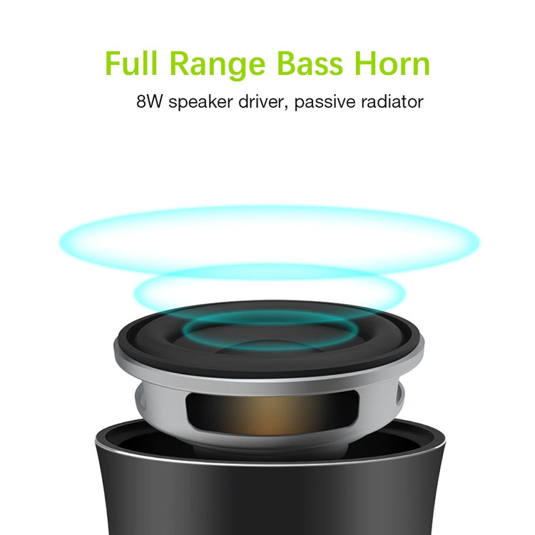 EWA A2 Pro Metal Speaker Outdoor Waterproof Bluetooth Sound Bass Speaker(Black) - free shipping - PMC Jewellery - Order now!