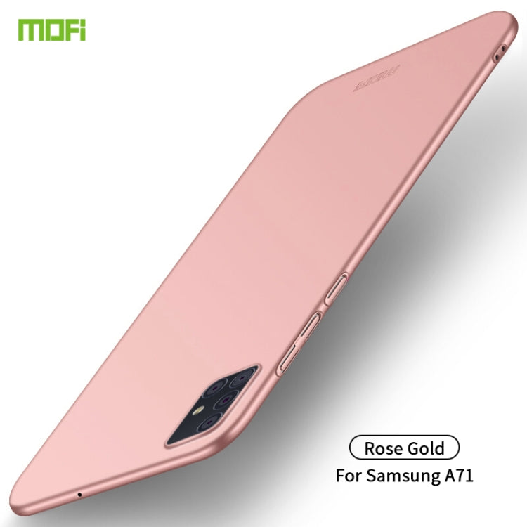 For Galaxy A71 MOFI Frosted PC Ultra-thin Hard Case(Rose Gold) - free shipping - PMC TechLife - Order now!
