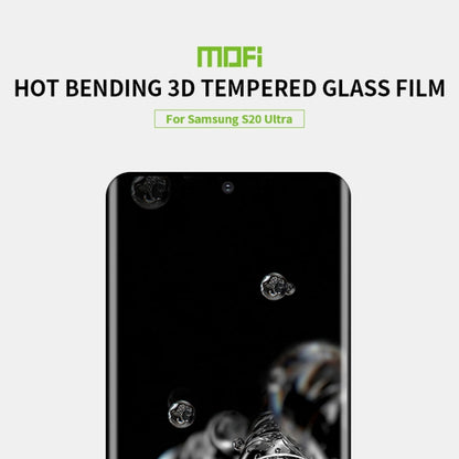 For Galaxy S20 Ultra MOFI 9H 3D Explosion Proof Thermal Bending Full Screen Covered Tempered Glass Film - Galaxy Tempered Glass by MOFI | Online Shopping South Africa | PMC Jewellery | Buy Now Pay Later Mobicred