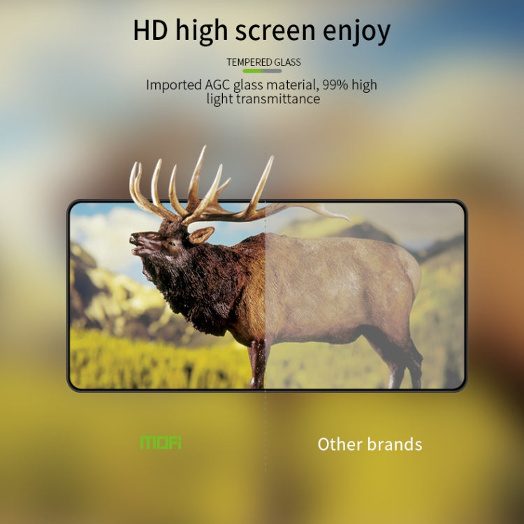 For Huawei P40 MOFI 9H 3D Explosion-proof Curved Screen Tempered Glass Film(Black) - Huawei Tempered Glass by MOFI | Online Shopping South Africa | PMC TechLife