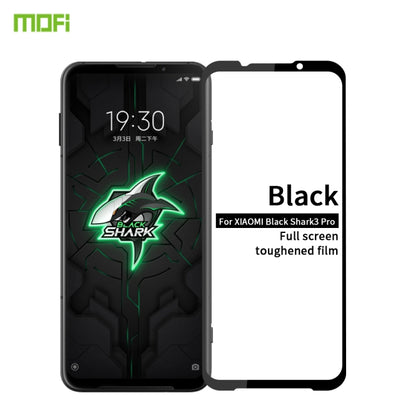 For Xiaomi Black shark3 pro MOFI 9H 2.5D Full Screen Tempered Glass Film(Black) -  by MOFI | Online Shopping South Africa | PMC Jewellery