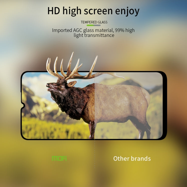 For Xiaomi Redmi Note 9 MOFI 9H 2.5D Full Screen Tempered Glass Film(Black) -  by MOFI | Online Shopping South Africa | PMC TechLife