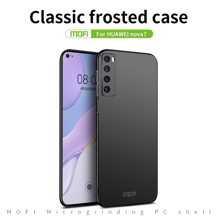 For Huawei Nova 7 MOFI Frosted PC Ultra-thin Hard Case(Gold) - Huawei Cases by MOFI | Online Shopping South Africa | PMC Jewellery