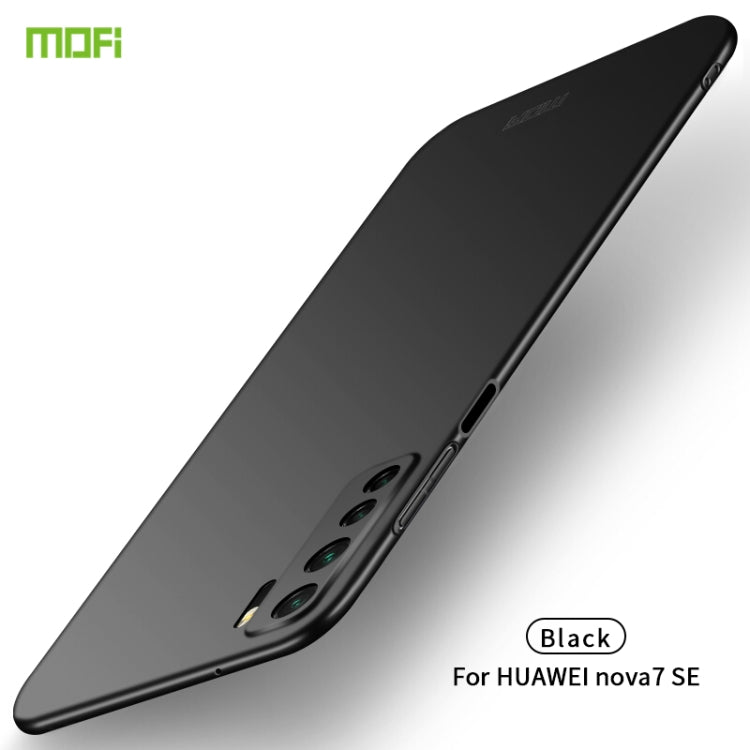 For Huawei Nova 7 SE MOFI Frosted PC Ultra-thin Hard Case(Black) - Huawei Cases by MOFI | Online Shopping South Africa | PMC Jewellery