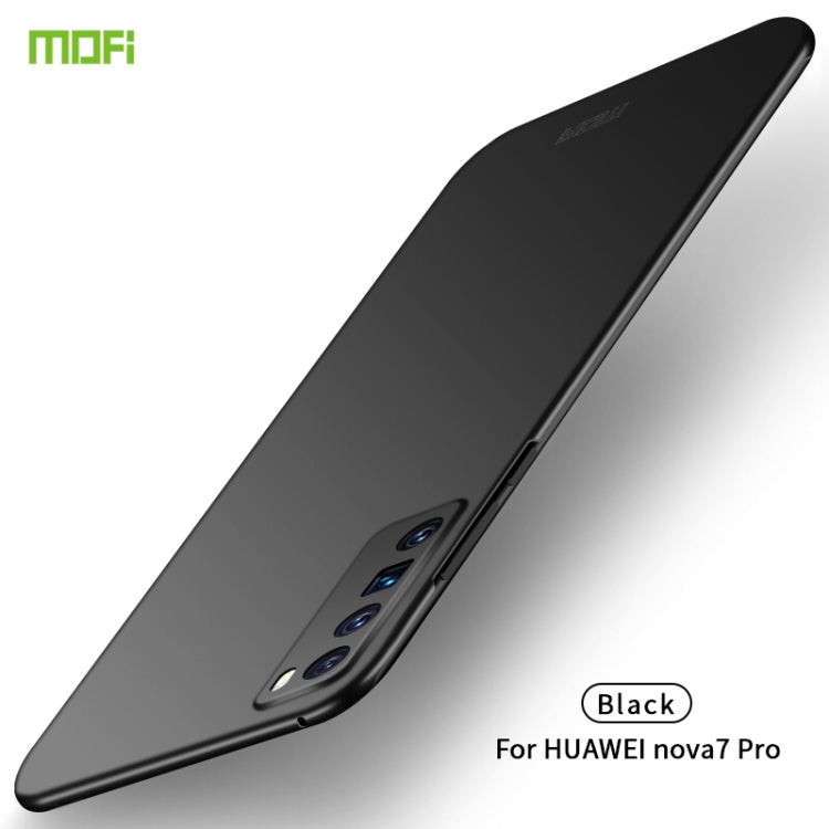 For Huawei Nova 7 Pro MOFI Frosted PC Ultra-thin Hard Case(Black) - Huawei Cases by MOFI | Online Shopping South Africa | PMC TechLife | Buy Now Pay Later Mobicred