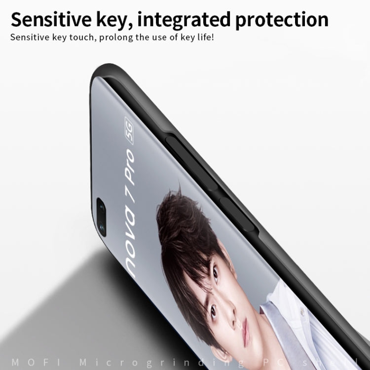 For Huawei Nova 7 Pro MOFI Frosted PC Ultra-thin Hard Case(Black) - Huawei Cases by MOFI | Online Shopping South Africa | PMC TechLife | Buy Now Pay Later Mobicred