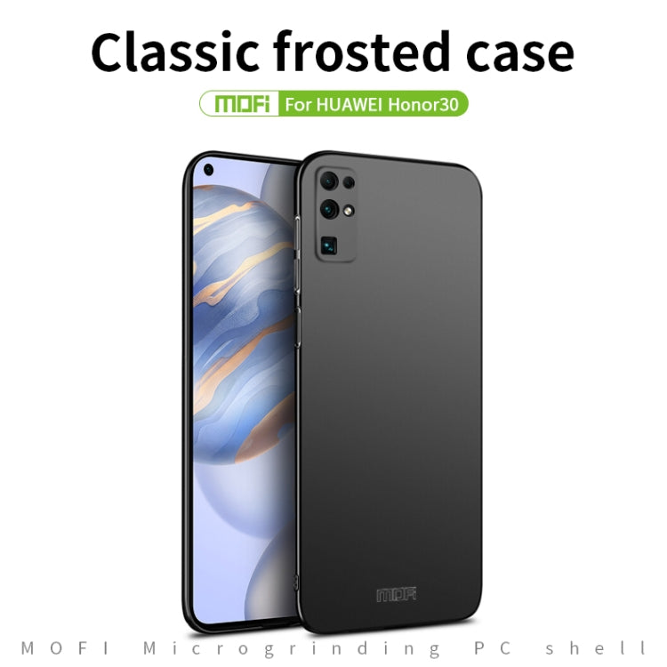 For Huawei Honor 30 MOFI Frosted PC Ultra-thin Hard Case(Gold) - Honor Cases by MOFI | Online Shopping South Africa | PMC TechLife | Buy Now Pay Later Mobicred