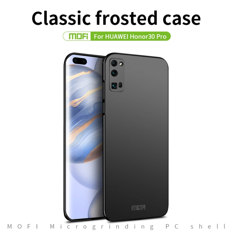 For Huawei Honor 30 Pro MOFI Frosted PC Ultra-thin Hard Case(Blue) - Honor Cases by MOFI | Online Shopping South Africa | PMC TechLife | Buy Now Pay Later Mobicred