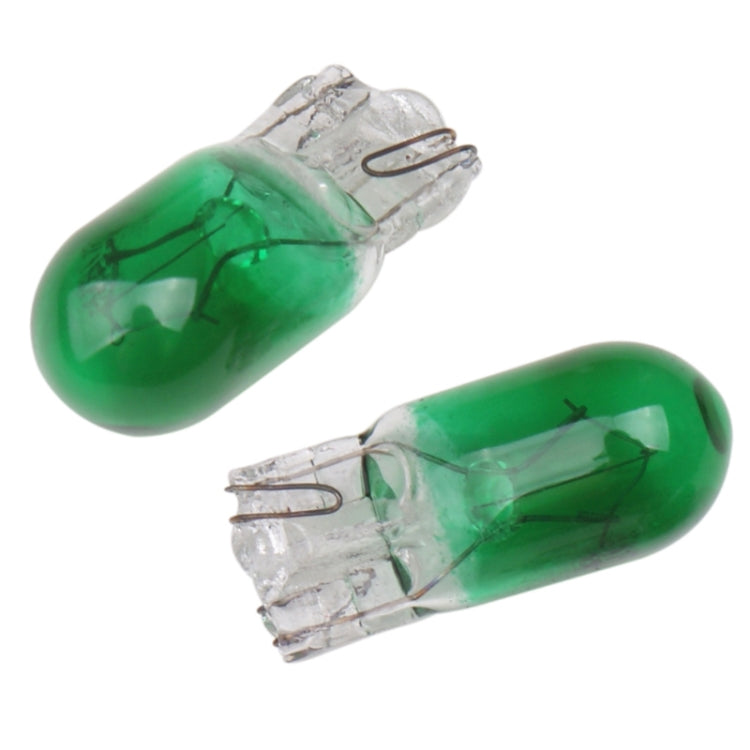 5 PCS T10 12V 5W Car Instrument Light Reading Light(Green) - Instrument Lights by PMC Jewellery | Online Shopping South Africa | PMC Jewellery