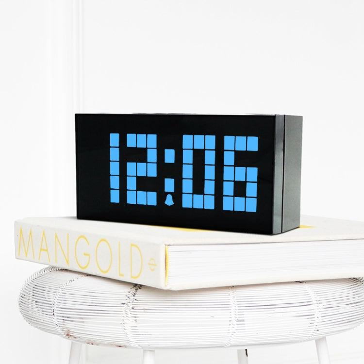 Digital Electronic Alarm Clock Creative LED Desk Clock US Plug, Style:4 Digits 7 Segments(Blue Light) - Alarm Clocks by PMc TechLife | Online Shopping South Africa | PMc TechLife | Buy Now Pay Later Mobicred