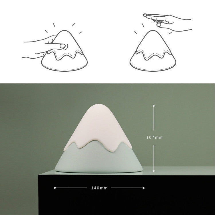 Snow Mountain Night Light Atmosphere Lamp Creative Bedside LED Lamp(Gray) - Night Lights by PMC Jewellery | Online Shopping South Africa | PMC Jewellery | Buy Now Pay Later Mobicred