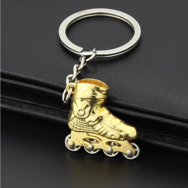 Creative Simulation Skates Keychain Personalized Pendant Gift(Gold) - Key Rings by PMC TechLife | Online Shopping South Africa | PMC TechLife