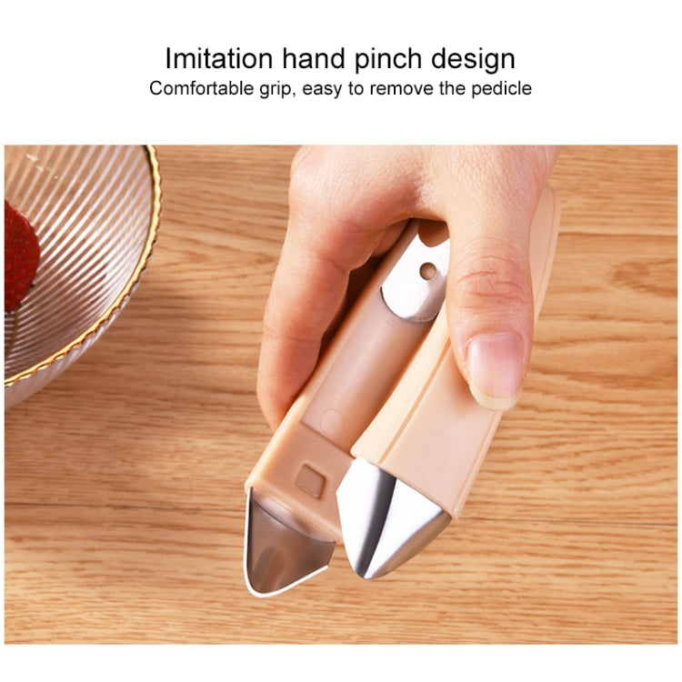 Pineapple Remover Clip Gadget Kitchen Tool Strawberry Shelling Machine(Orange) - Food Clips & Clips by PMC TechLife | Online Shopping South Africa | PMC TechLife
