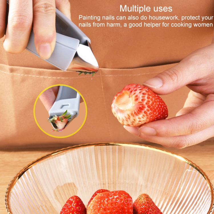 Pineapple Remover Clip Gadget Kitchen Tool Strawberry Shelling Machine(Gray) - Food Clips & Clips by PMC TechLife | Online Shopping South Africa | PMC TechLife | Buy Now Pay Later Mobicred